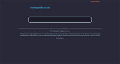 Desktop Screenshot of hernando.com